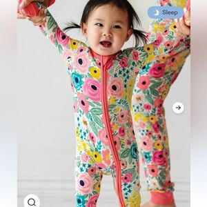 Little Sleepies Secret Garden Zippy Size 6-12 months